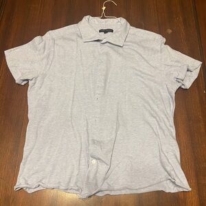 Robert Barakett Button-Up Short Sleeve Shirt, Size: XX-Large